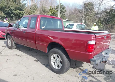 2004 Ford Ranger Xlt из США, поврежденный, VIN 1FTZR15E54PA28963